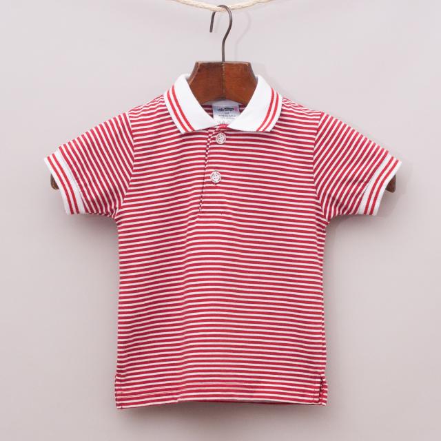 Kids Village Striped Polo Shirt "Brand New"