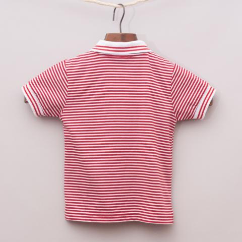 Kids Village Striped Polo Shirt "Brand New"