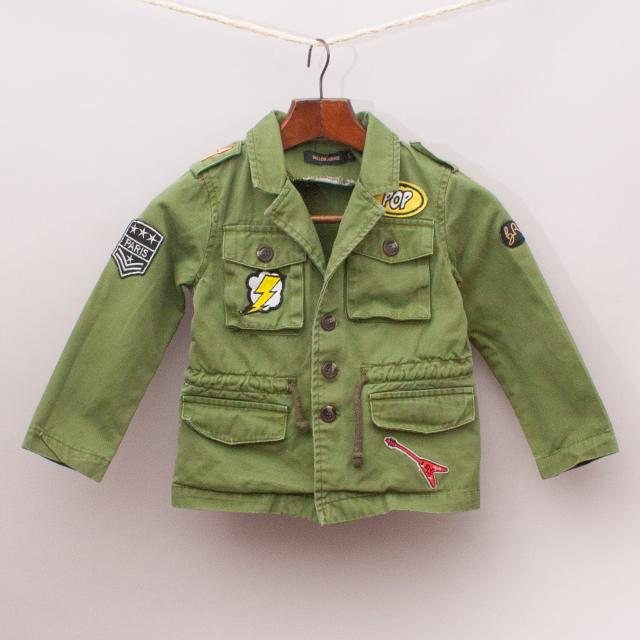 Ballon Rouge Khaki Military Jacket