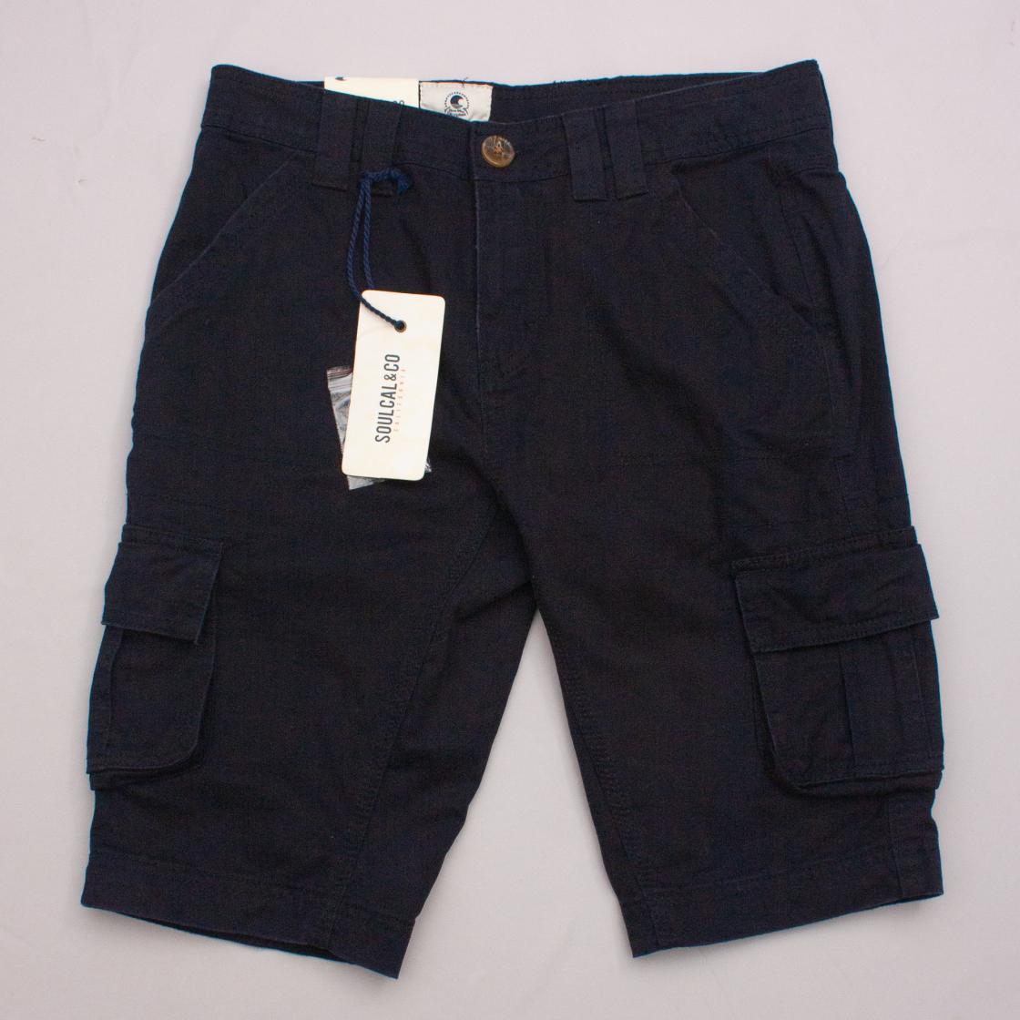 SoulCal & Co Navy Blue Cargo Shorts "Brand New"