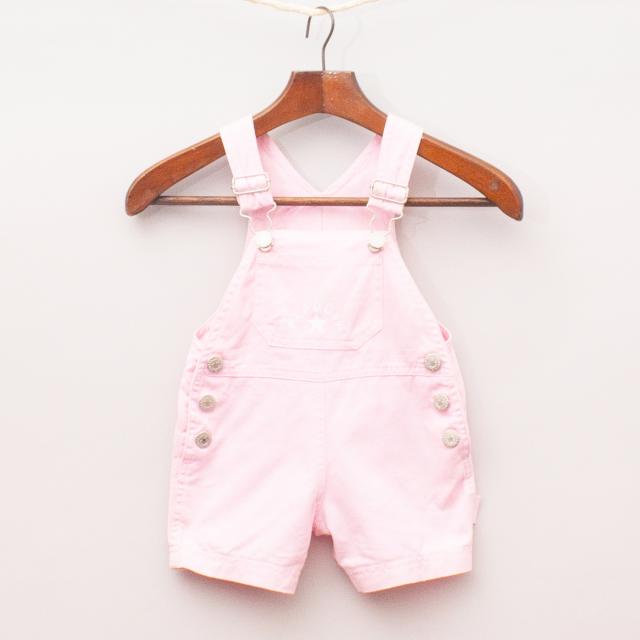 Papoose Pink Overalls
