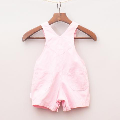 Papoose Pink Overalls