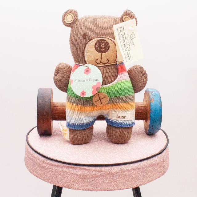 The Teddy Bear Shop Colourful Bear Rattle "Brand New"