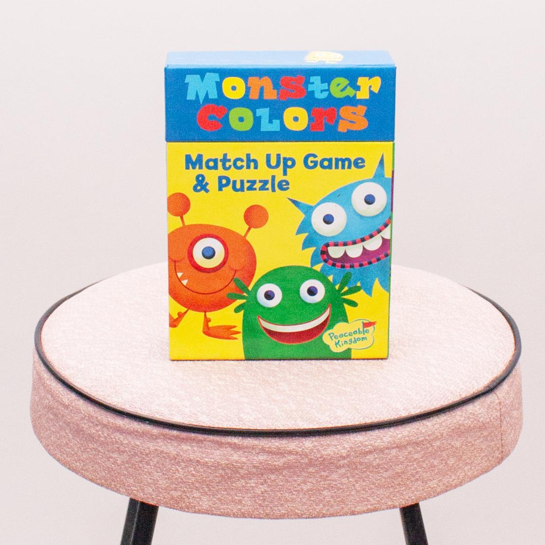 Monster Colours Match Up Game & Puzzle