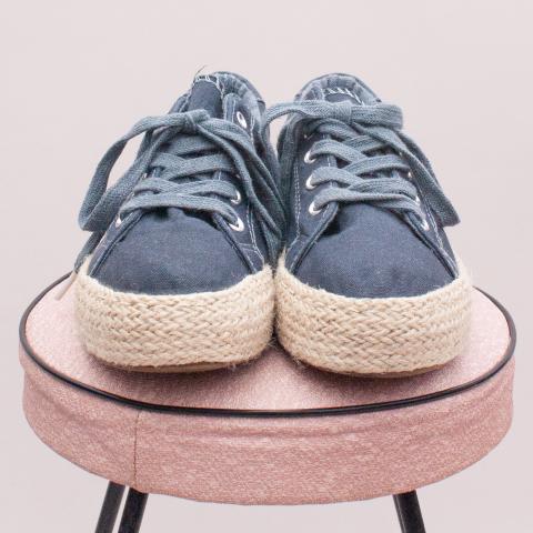 Seed Blue Espadrilles - EU 37 (Age 8 Approx.) "Brand New"