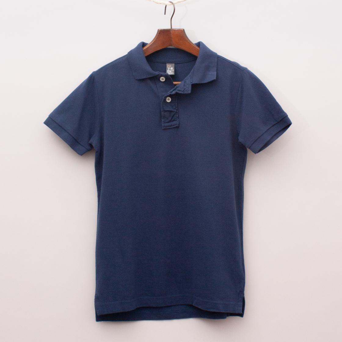 Zara Navy Blue Polo Shirt