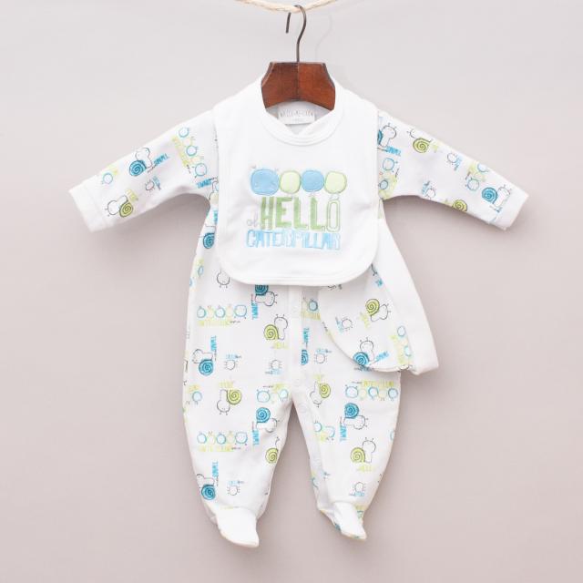 Watch Me Grow Caterpillar Baby Set "Brand New"