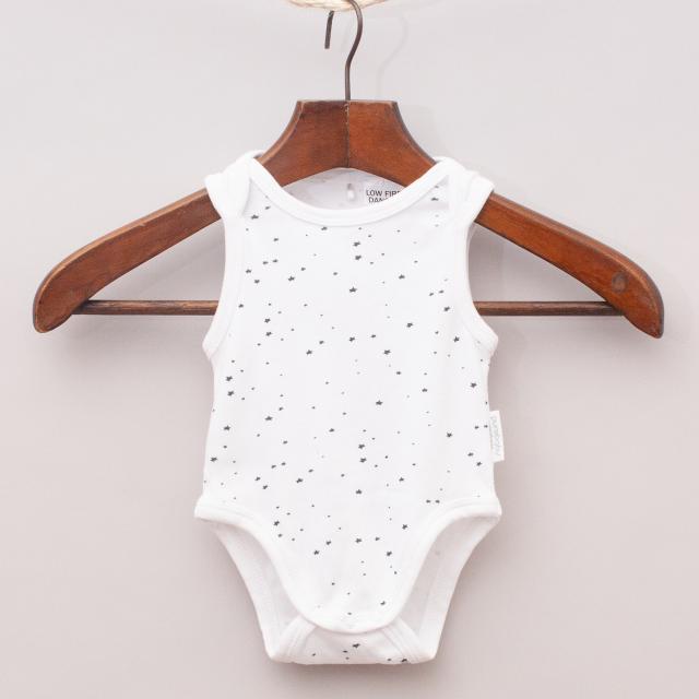 Purebaby Organic Cotton Star Romper