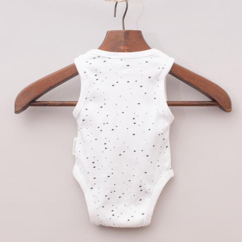 Purebaby Organic Cotton Star Romper