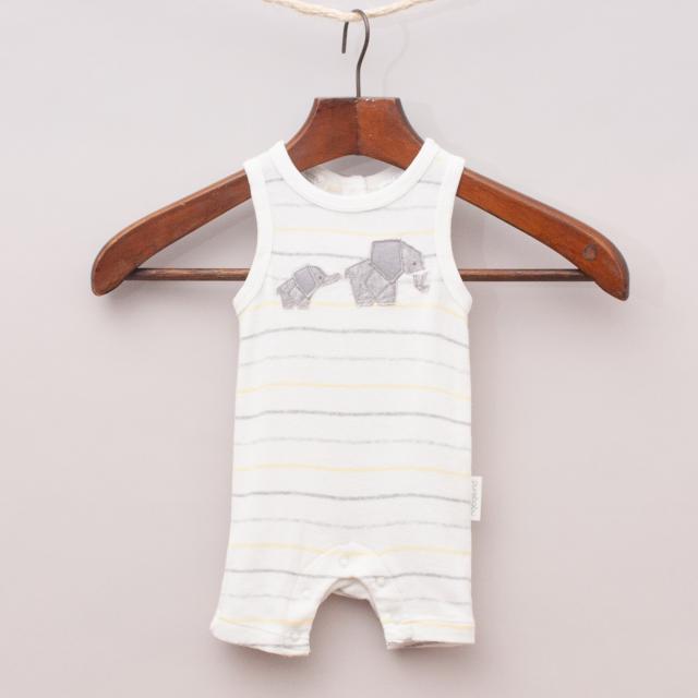 Purebaby Elephant Romper