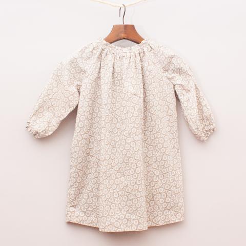 Marie Chantal Patterned Smock Dress