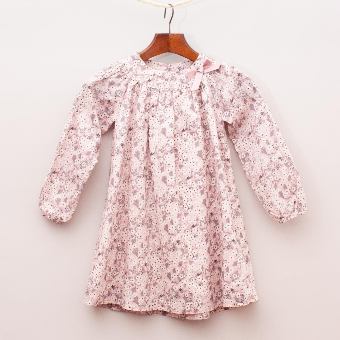 Lily Rose Floral Smock Dress