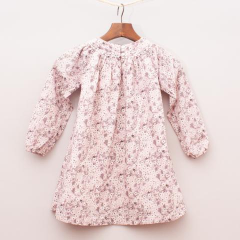 Lily Rose Floral Smock Dress