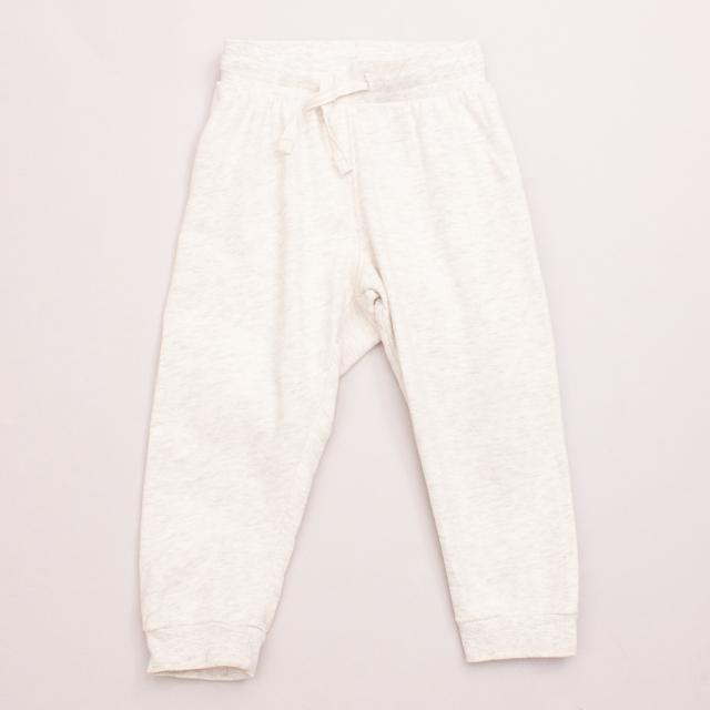 H&M Oatmeal Tracksuit Pants