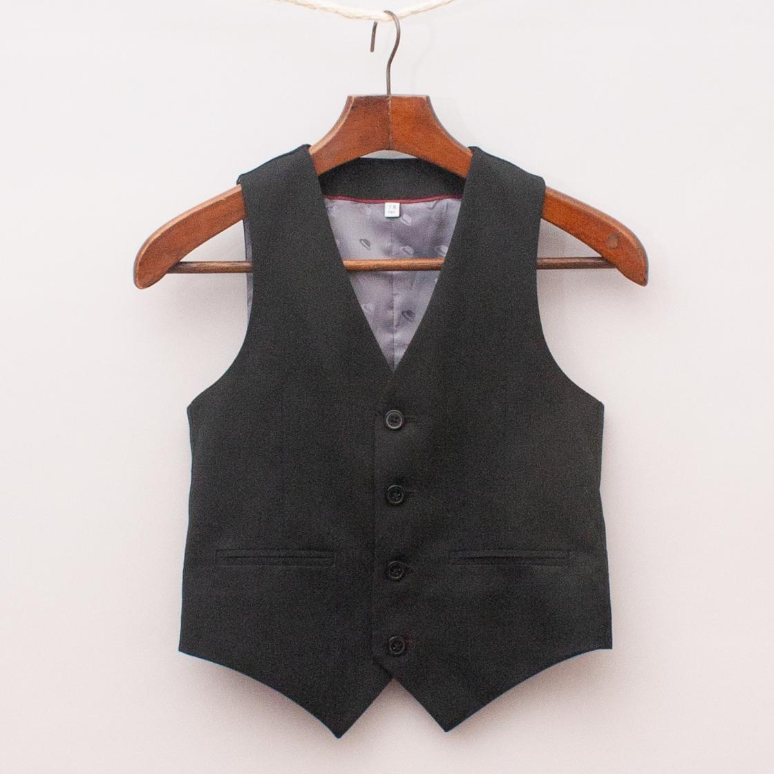 M&S Black Waistcoat