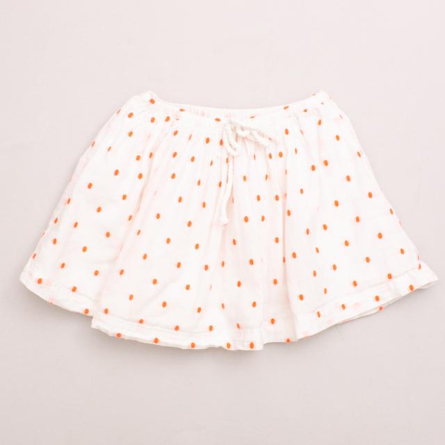 Country Road Polka Dot Skirt