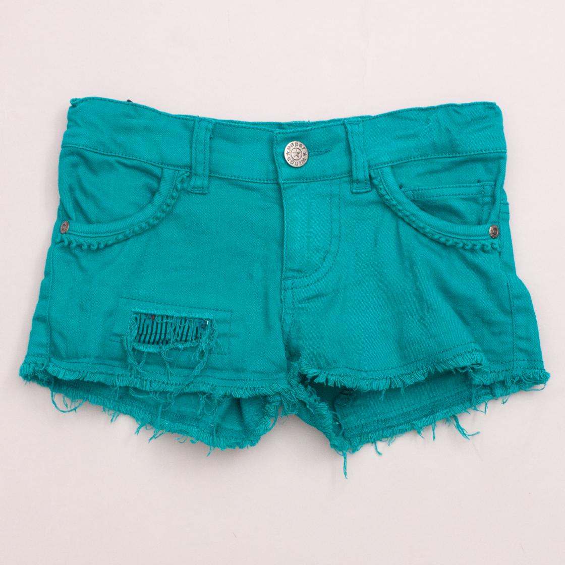Paper Wings Emerald Shorts