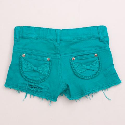 Paper Wings Emerald Shorts