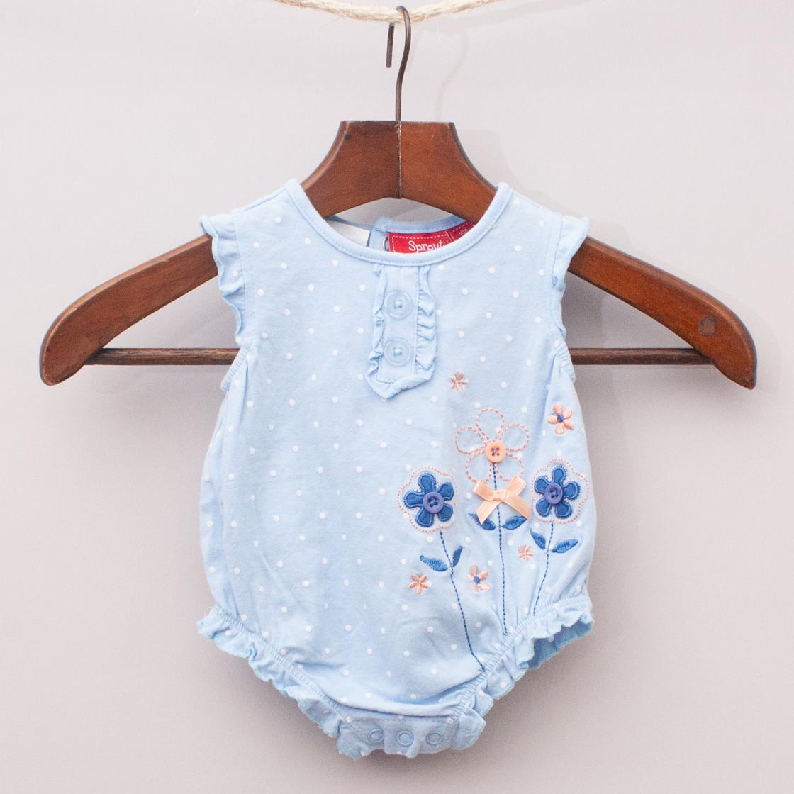 Sprout Floral Romper