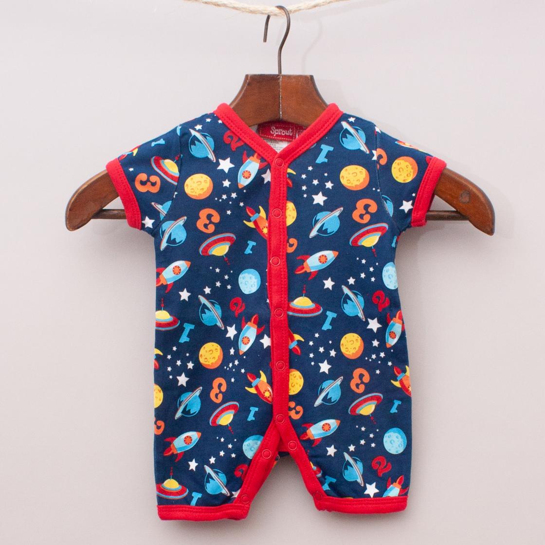 Sprout Spaceship Romper 