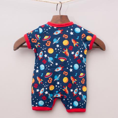 Sprout Spaceship Romper 