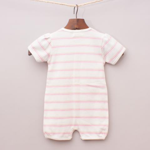 Baby Kids Organic Cotton Striped Romper "Brand New"