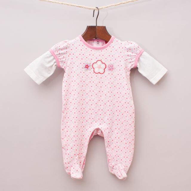 Sprout Polka Dot Romper