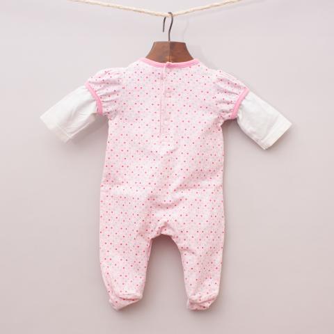 Sprout Polka Dot Romper