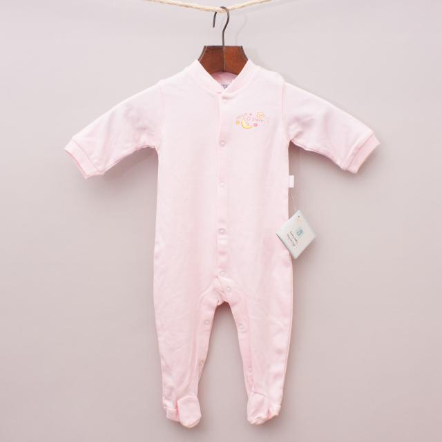 Sunny Baby Pink Romper "Brand New"