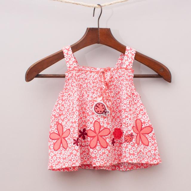 F&F Floral Top & Headband "Brand New"