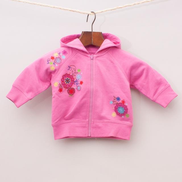 Mothercare Embroidered Hooded Jumper "Brand New"