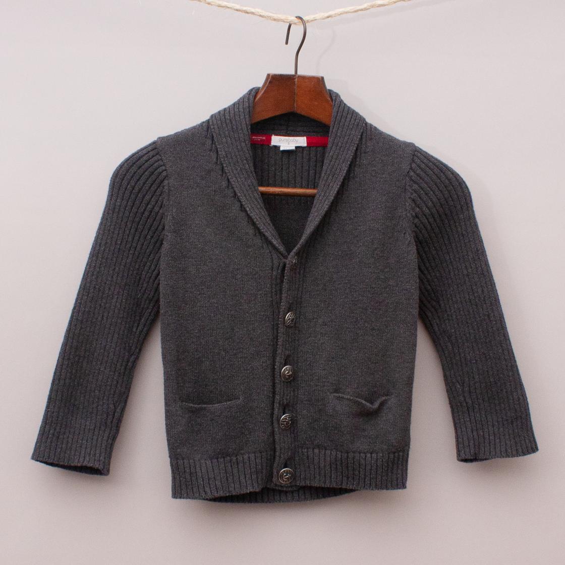 Purebaby Ribbed Cardigan