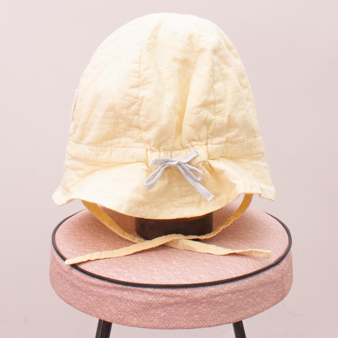 Purebaby Yellow Sun Hat - L