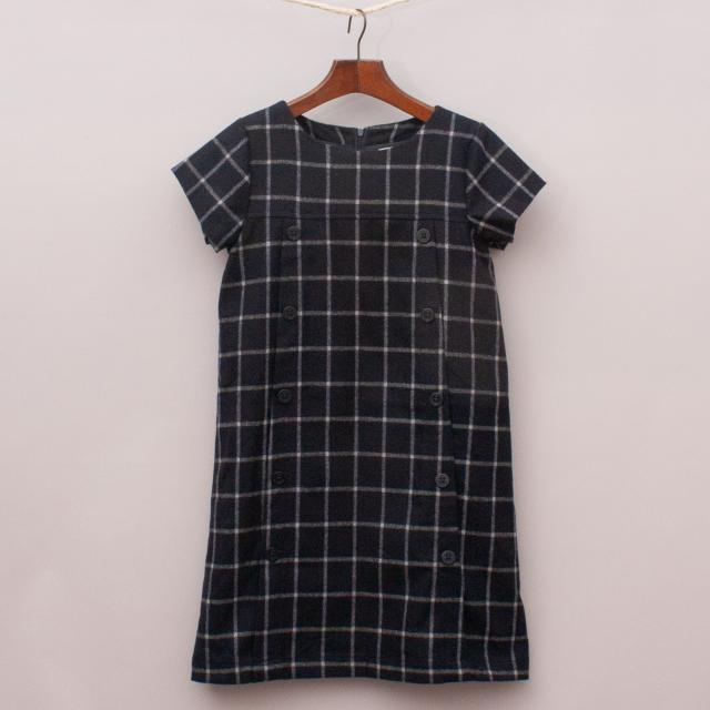 Jacadi Plaid Dress "Brand New