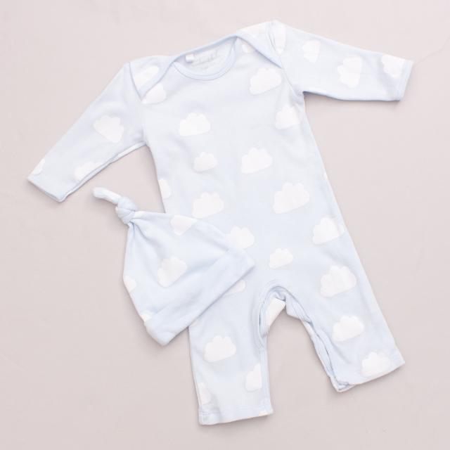 Emotion & Kids Cloud Romper & Hat