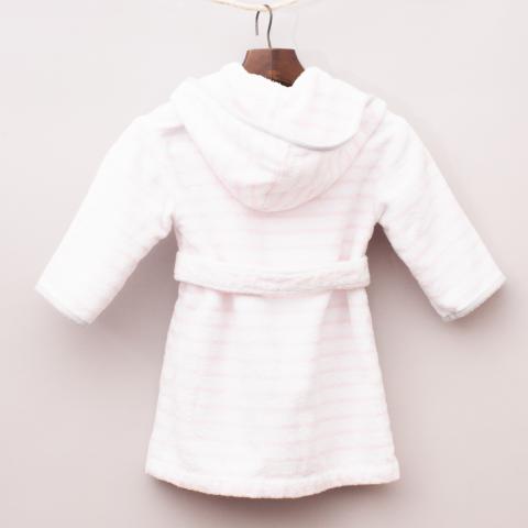 Petit Bateau Striped Dressing Gown - Size 2