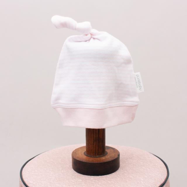 Purebaby Organic Cotton Baby Hat - Small
