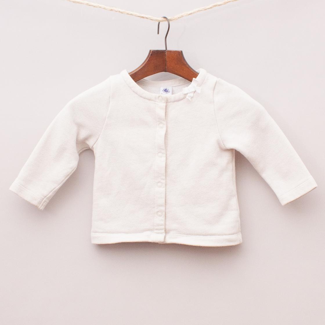 Petit Bateau Cream Cardigan