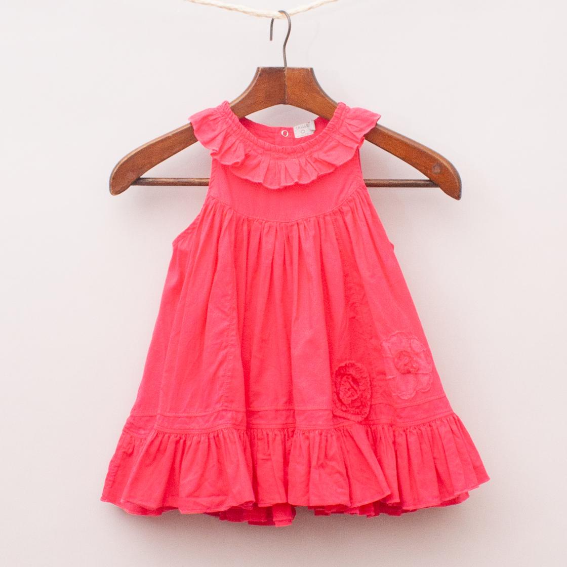 Taille Ruffle Dress 