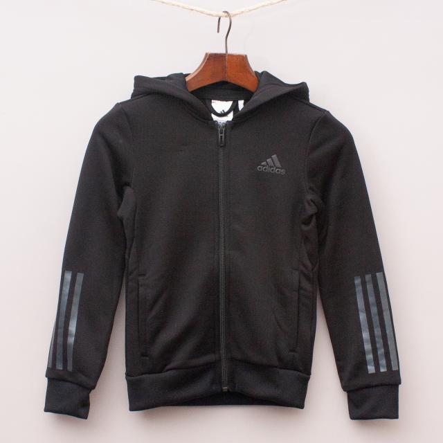 adidas hooded jumper