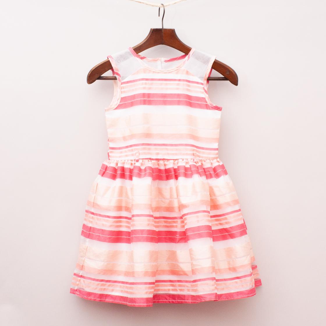 Origami Striped Dress