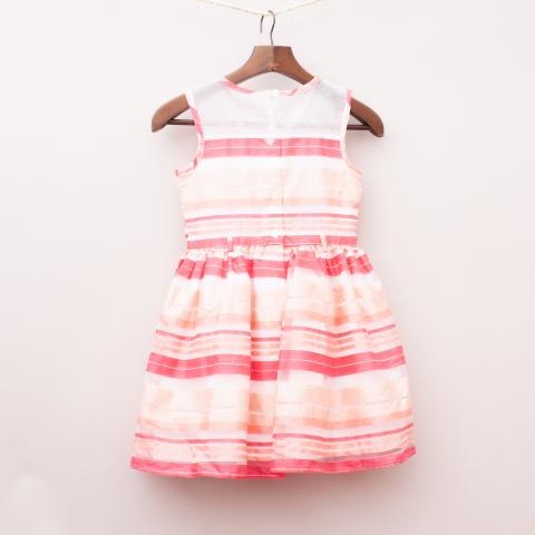 Origami Striped Dress