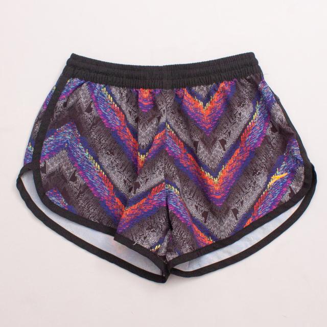 Speedo Patterned Running Shorts