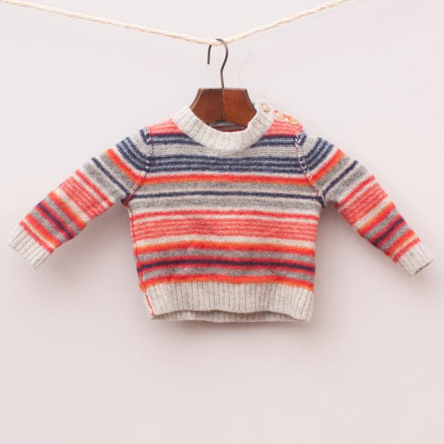 Country Road Wool Striped Jumper