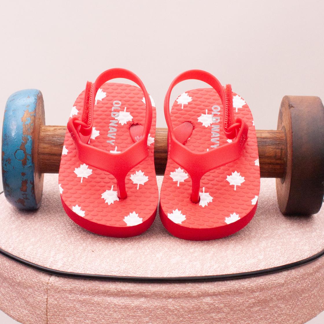 Old Navy Leaf Sandals - 0-3Mths