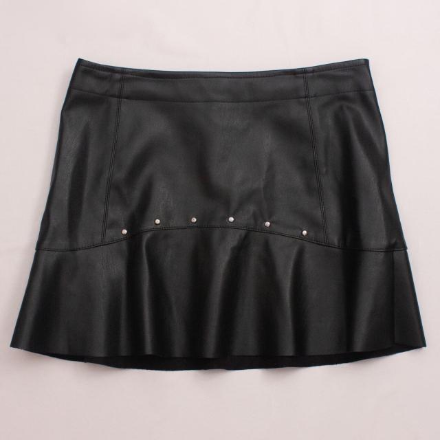 Zara Faux Leather Skirt