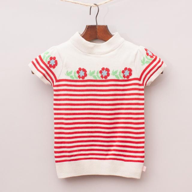 Little Bird Striped Knit Top