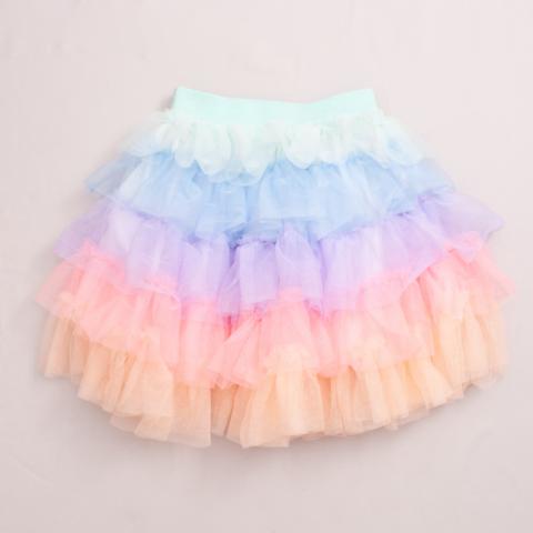 Cotton On Tulle Rainbow Skirt