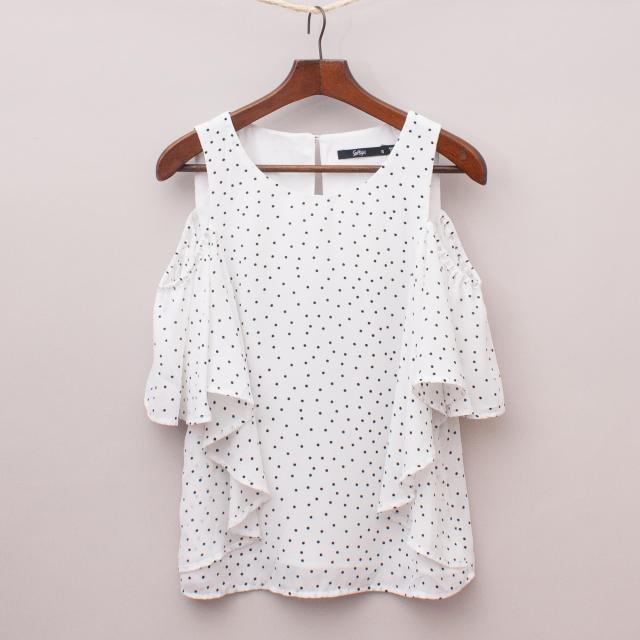 Sportsgirl Polka Dot Top