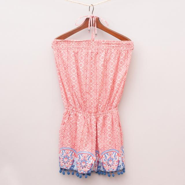 Gumboots Patterned Playsuit